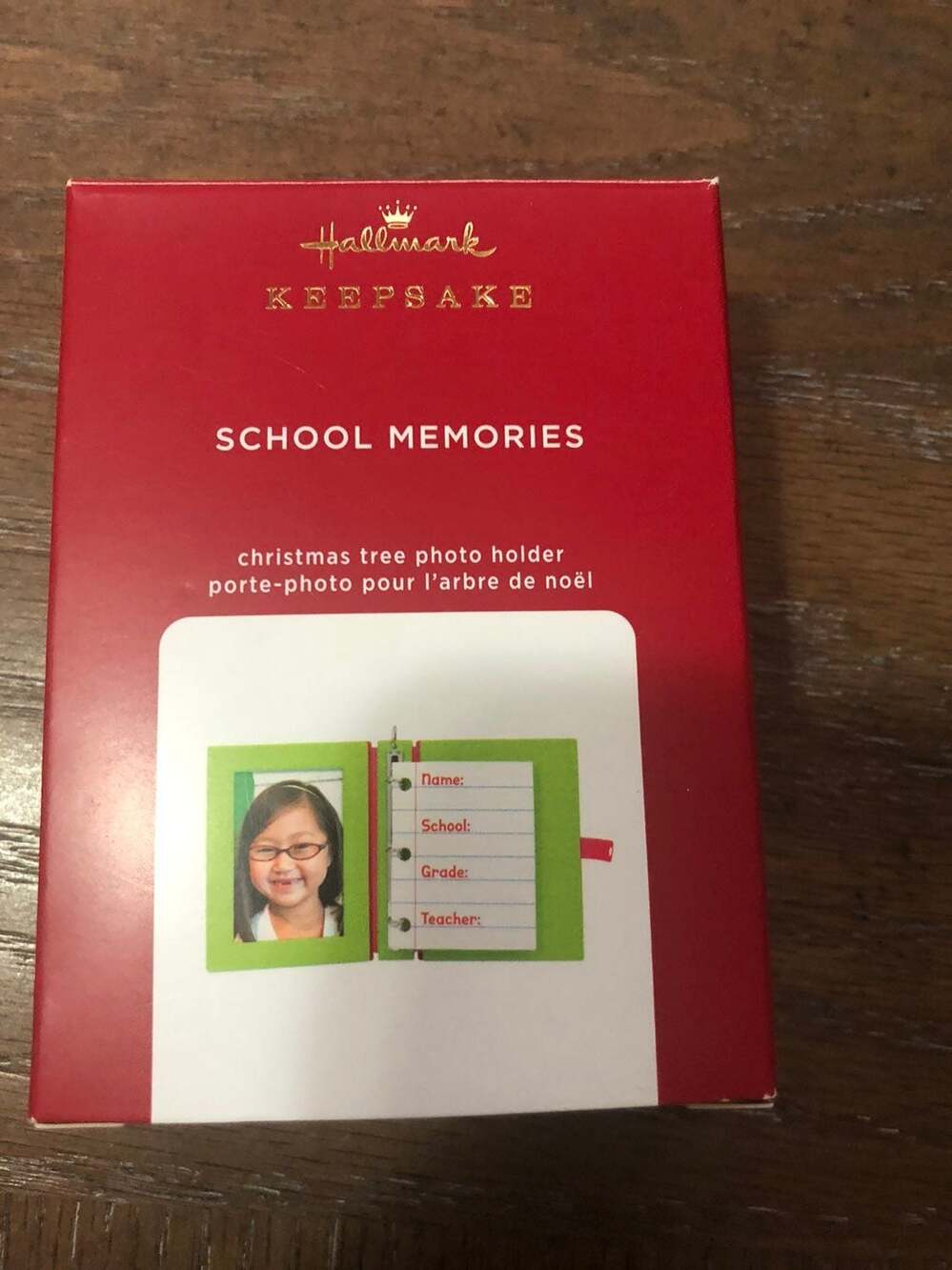 Hallmark school ornament